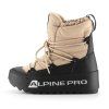 boty dámské ALPINE PRO PRIBA zateplené zemité (Varianta 40)