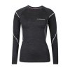 triko dámské dlouhé Progress MW NDRZ 170 merino černý melír (Varianta M)
