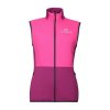 vesta dámská Progress TARJA VEST hybridní merino fuchsie/ostružina (Varianta L)