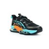 boty unisex Progress TRAINING sportovní černé/tyrkys/oranžové (Varianta 38)