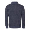 svetr pánský Progress LOFOTEN s krátkým zipem modrý melír (Varianta L)