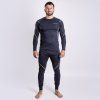 spodky dlouhé pánské Progress MW SDN 170 merino černý melír (Varianta S)