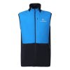 vesta pánská Progress TORSTEN VEST hybridní merino černo/modrá (Varianta L)