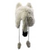 CZAPKA SMIESZNA UNIWERSALNA IMITACJA FUTRA CIEPLA PIES BIALY EAN GTIN 5903991923400