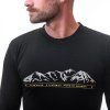 triko dlouhé pánské SENSOR MERINO ACTIVE PT MOUNTAINS černé (Varianta M)