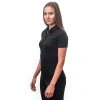 triko krátké dámské SENSOR MERINO ACTIVE POLO černé (Varianta L)