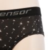 kalhotky dámské SENSOR MERINO IMPRESS černá/pattern (Varianta L)