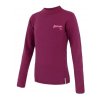 triko dlouhé dětské SENSOR MERINO DOUBLE FACE vínové (Varianta 140)