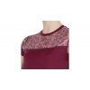 triko krátké dámské SENSOR MERINO IMPRESS lilla/pattern (Varianta M)