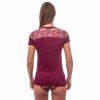 triko krátké dámské SENSOR MERINO IMPRESS lillfeather (Varianta M)