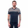 dres krátký pánský SENSOR HELIUM deep blue/geometry (Varianta M)