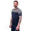 dres krátký pánský SENSOR HELIUM deep blue/geometry (Varianta M)
