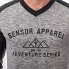 dres dlouhý pánský SENSOR CYKLO CHARGER šedo/černý (Varianta S)