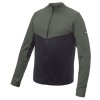 mikina pánská SENSOR COOLMAX THERMO celozip černá/olivová (Varianta L)