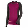 triko dlouhé dámské Progress NDRZ coffee antracit/fuchsie (Varianta M)