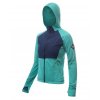 bunda dámská SENSOR COOLMAX THERMO s kapucí tyrkysová/tm. modrá (Varianta L)