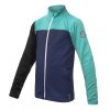 mikina dětská SENSOR COOLMAX THERMO celozip tm. modrá/tyrkys/černá (Varianta 110)