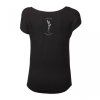 triko krátké dámské Progress OLIVIA černé (Varianta L)