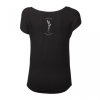 triko krátké dámské Progress OLIVIA černé (Varianta XXL)