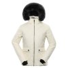 bunda dámská ALPINE PRO LODERA s membránou PTX krémová (Varianta L)