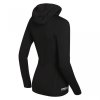 mikina dámská Progress TISPA HOODY merino černá (Varianta L)