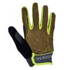rukavice cyklistické Progress ARMAGEDON olivovo/limetkové (Varianta L)