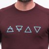 triko krátké pánské SENSOR MERINO BLEND ELEMENTS port red (Varianta L)