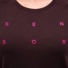 triko krátké dámské SENSOR MERINO BLEND TYPO port red (Varianta L)