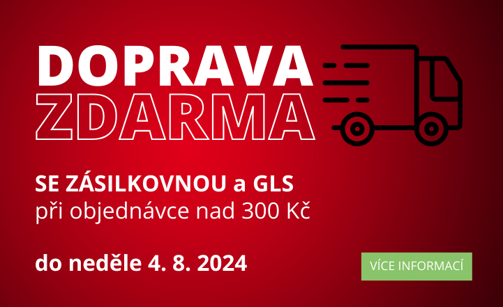 Doprava zdarma se Zásilkovnou a GLS