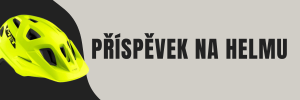 Příspěvek na cyklo přilby, páteřáky nebo chrániče loktů a kolen