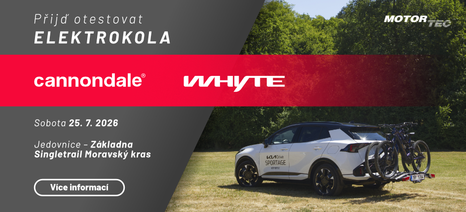 Přijď otestovat elektrokola Whyte a Cannondale na traily v Jedovnicích 25. 7. 2026