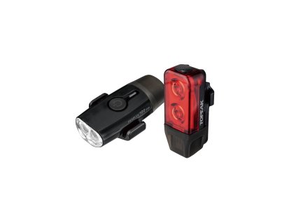Sada světel Topeak Powerlux USB Combo - Černá