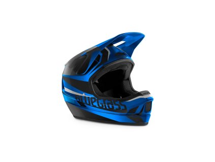 Přilba Bluegrass Legit - Modrá/černá metalická