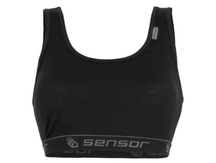 Podprsenka Sensor Merino Active - Černá