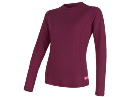 Dámské funkční triko Sensor Merino DF dl.rukáv - Lilla