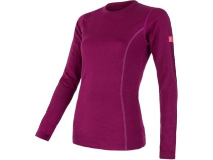 Dámské funkční triko Sensor Merino Active dl.rukáv - Lilla