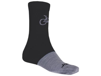Ponožky Sensor Tour Merino - Černá/šedá
