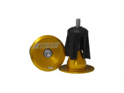 Zátka řidítek Sting ST-PLUG02 - zlatá