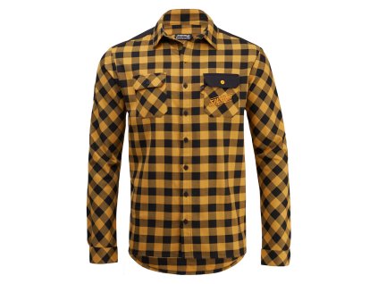 Silvini pánská košile MJ2131 Farini (Velikost S, Barva black-yellow)