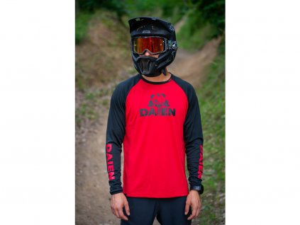 Dres DAIEN Men - Hero - long sleeve - červený