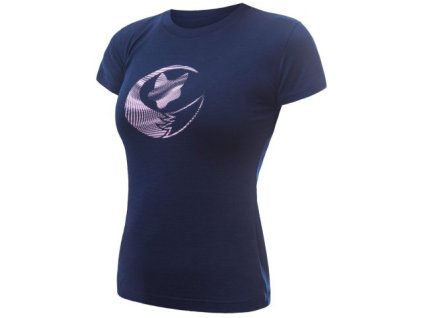 Dámské funkční triko Sensor Merino Active PT Fox kr.rukáv - Deep blue