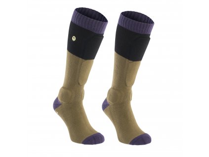 Ponožky ION chrániče BD Socks 2023 - Dark Mud