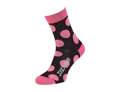 Silvini unisex ponožky UA1659 Bevera (Velikost 36-38, Barva fuchsia-black)