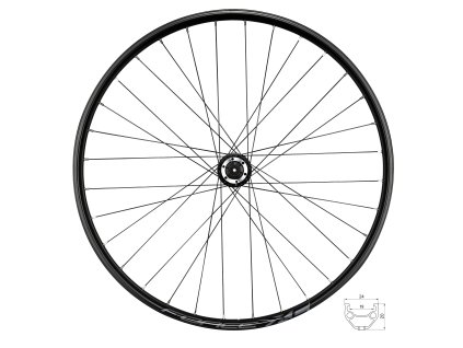 Zadní kolo FORCE XC DISC 622x19 F804333-6d 32d