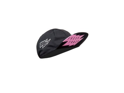 Cyklistická čepice Fresh Trash Cycling cap large flat - True black