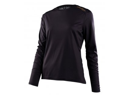 Dámský cyklistický dres Troy Lee Designs Lilium - Black
