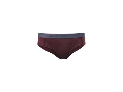 Dámské funkční kalhotky Sensor Merino Air - port red