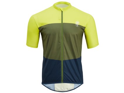 Pánský cyklistický dres Silvini Turano - olive ocean