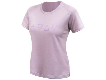 Dámské funkční triko Sensor Merino Blend Elements kr.rukáv - Mystic violet