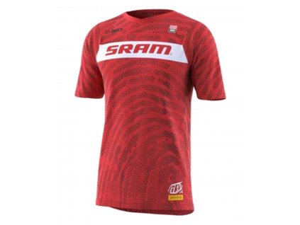 TLD DRES S KRÁTKÝM RUKÁVEM SKYLINE AIR SRAM ROOTS FIERY RED